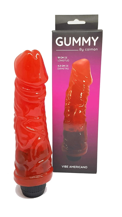 Vibro Americano Jelly Rojo