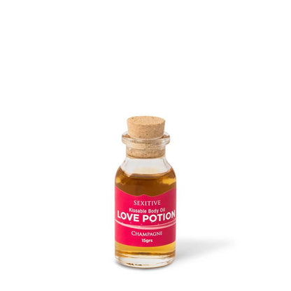 Mini Aceite Comestible Love Potion Champagne 15ml