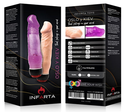 Vibrador Realístico Kiev - en Color Violeta