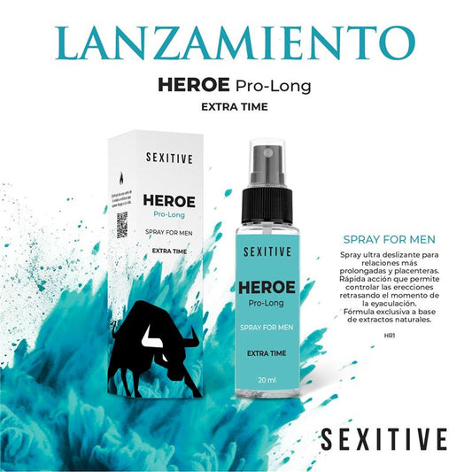 Héroe Pro Long Extra Time - Spray Masculino