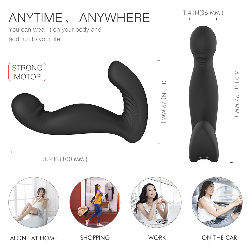 Jiggle Vibrador Anal Multifuncional Recargable