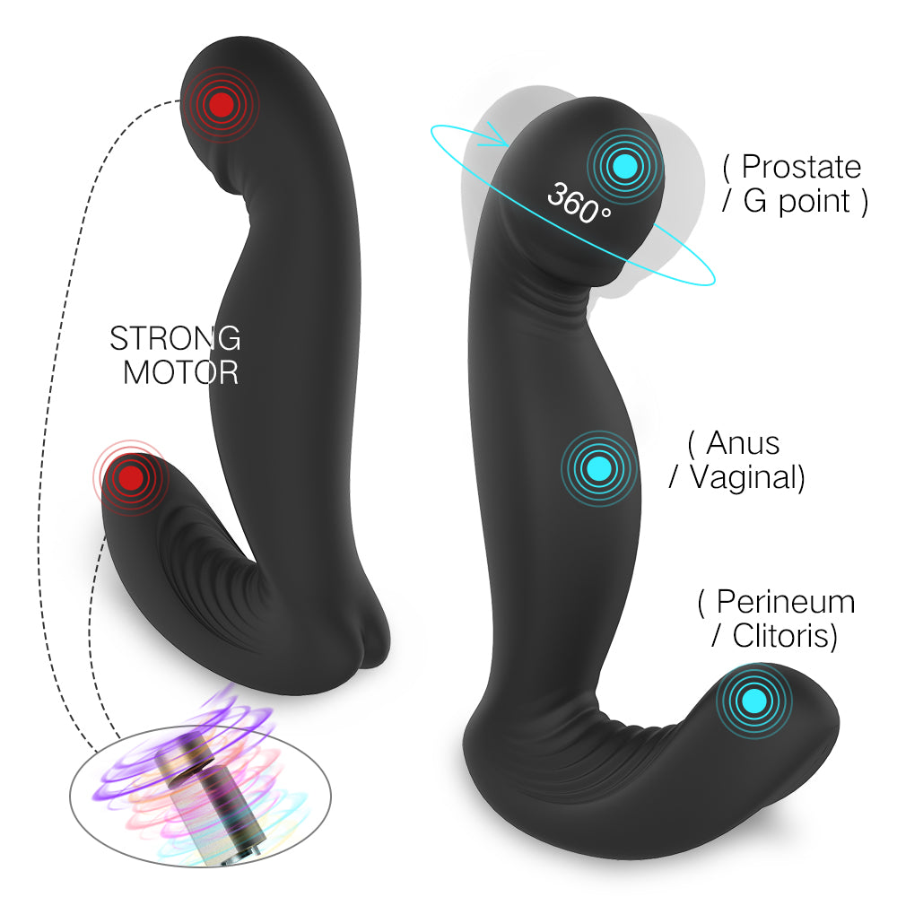 Jiggle Vibrador Anal Multifuncional Recargable