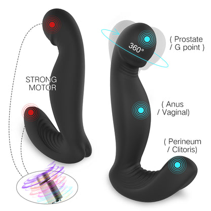 Jiggle Vibrador Anal Multifuncional Recargable