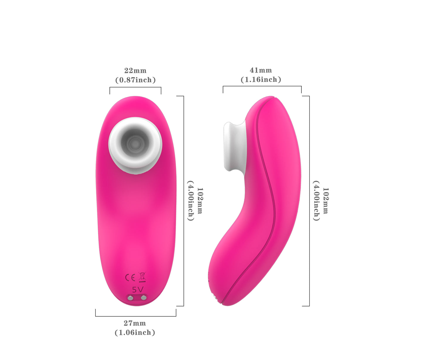 Pluse Succionador Vibrador Multifuncional Recargable USB