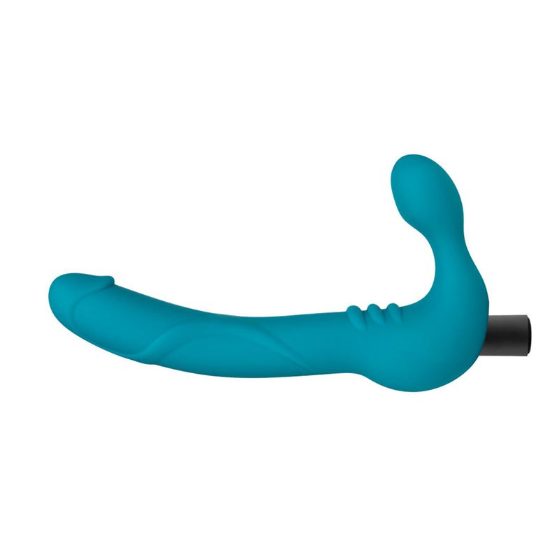 Temptasia - Luna - Strapless Silicone Dildo - Teal