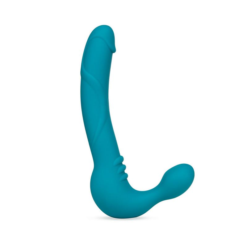 Temptasia - Luna - Strapless Silicone Dildo - Teal